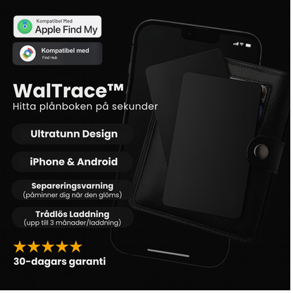 WalTrace™ - Spåra din plånbok direkt i mobilen